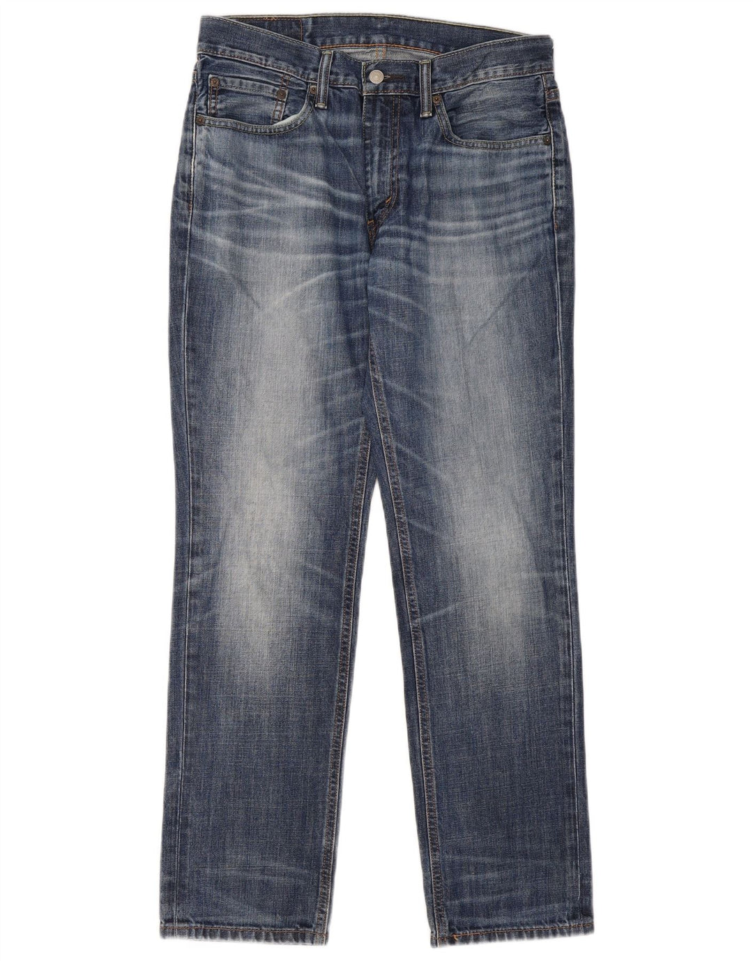 Levi's Mens 541 Straight Jeans W32 L32 Blue Cotton