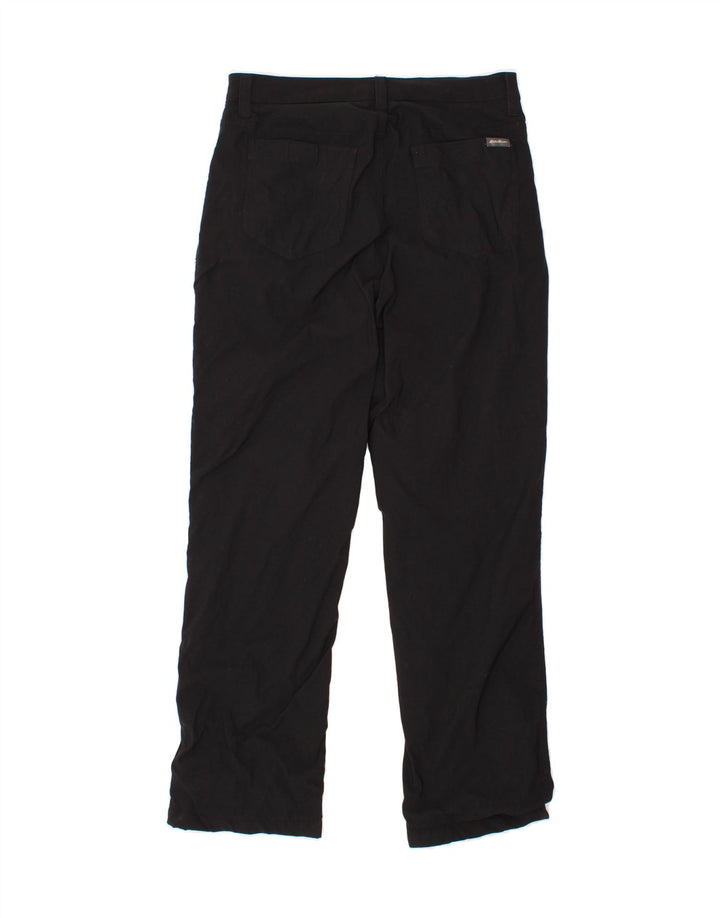 EDDIE BAUER Mens Straight Cargo Trousers W30 L30 Black Nylon Vintage Eddie Bauer and Second-Hand Eddie Bauer from Messina Hembry 