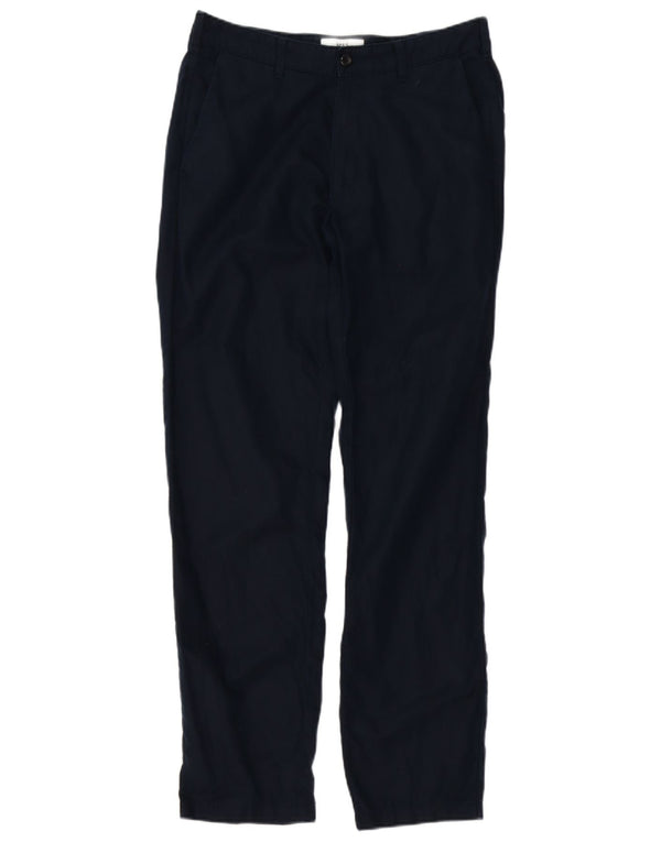 Pantaloni chino pentru bărbați Marks & Spencer, cu ajustare normală, L32 L33, in albastru bleumarin