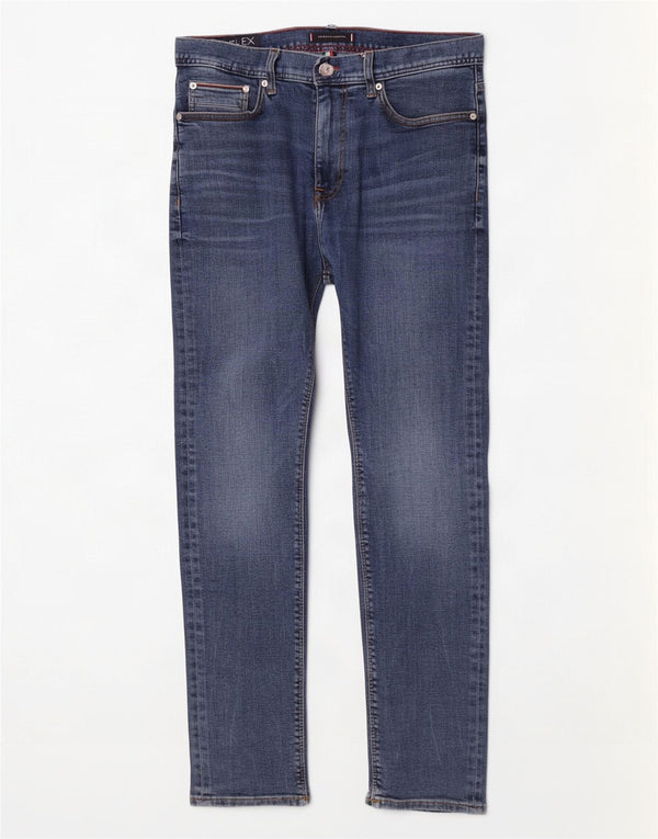 Blugi Tommy Hilfiger Bleecker Stretch Slim pentru bărbați L34 L30 Bumbac albastru