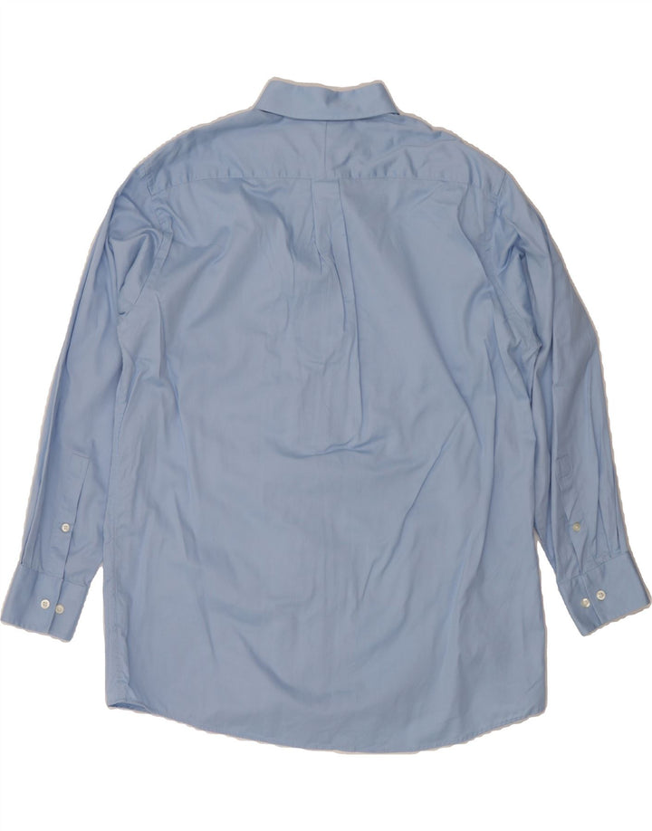 MICHAEL KORS Mens Shirt Size 16 1/2 Large Blue Cotton Vintage Michael Kors and Second-Hand Michael Kors from Messina Hembry 