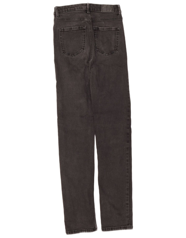 Marks & Spencer Dame Sienna Straight Jeans UK 8 Small W24 L30 Grå