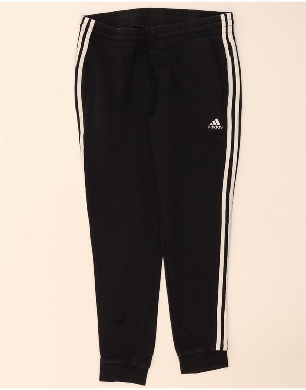 Pantaloni da tuta da donna Adidas Joggers UK 16/18 Large Nero Cotone