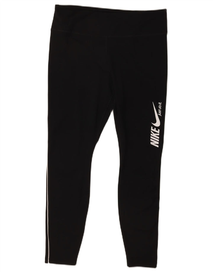 Nike Leggings gráficos para mujer UK 44 Grande Poliéster negro