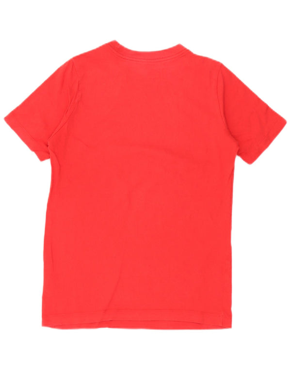 Nike Boys Graphic T-Shirt Top 12-13 Years Large Red Cotton