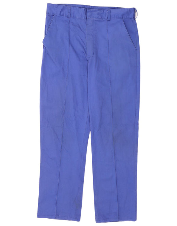 Dickies Herre Straight Cargo Bukser W36 L30 Blå Polyester