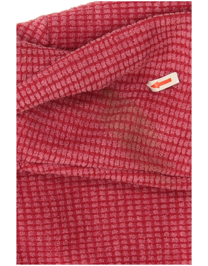 Weird Fish Damen-Trainingsanzug-Oberteil, übergroß, Jacke, UK 10, Größe S, Rot, Polyester