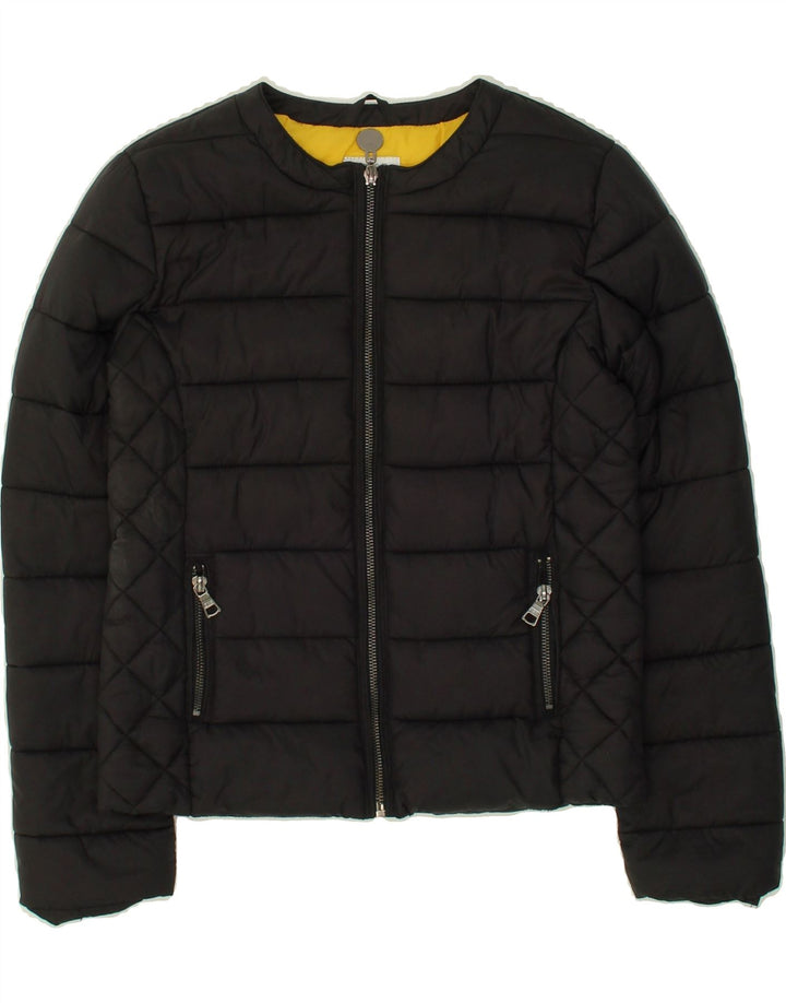 GAS Girls Padded Jacket 11-12 Years Black Nylon Vintage Gas and Second-Hand Gas from Messina Hembry 