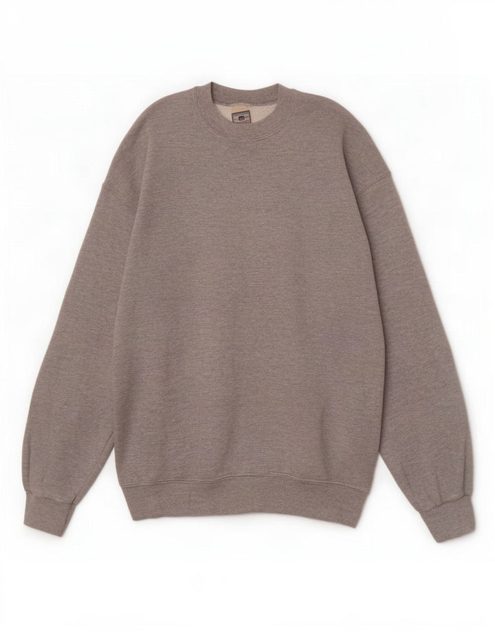 Lee Sweat-shirt pour femme en coton moucheté gris moyen UK 44