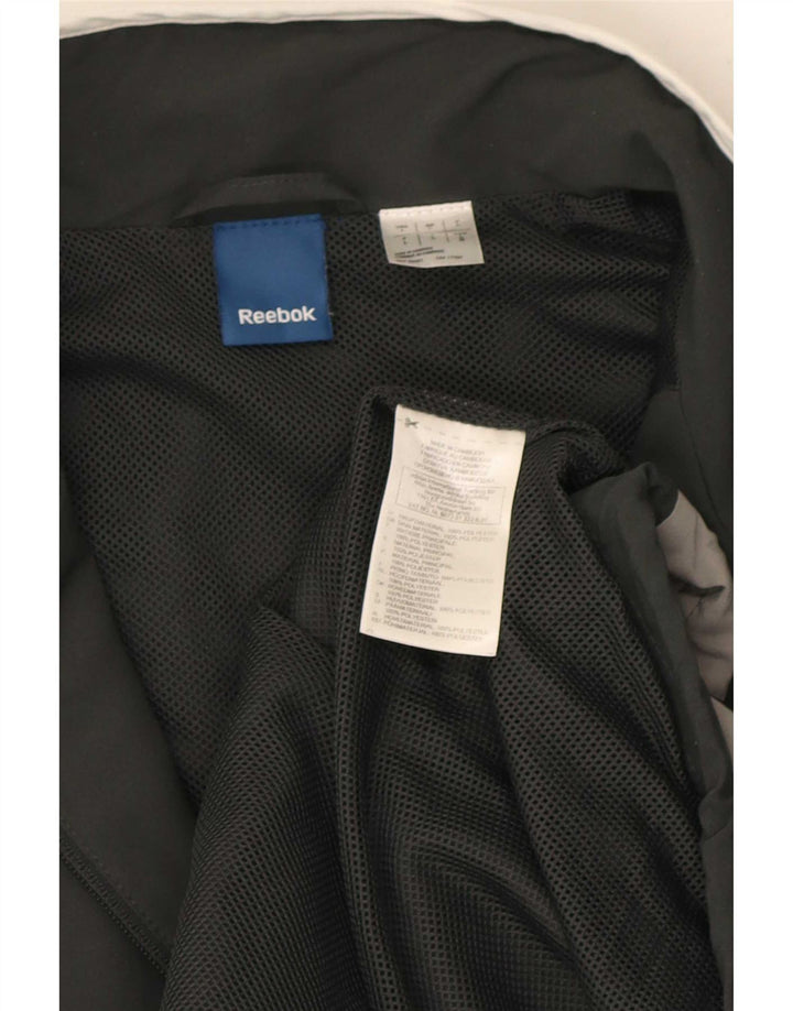 Reebok Træningsdragt til mænd, topjakke, stor sort Colourblock Polyester