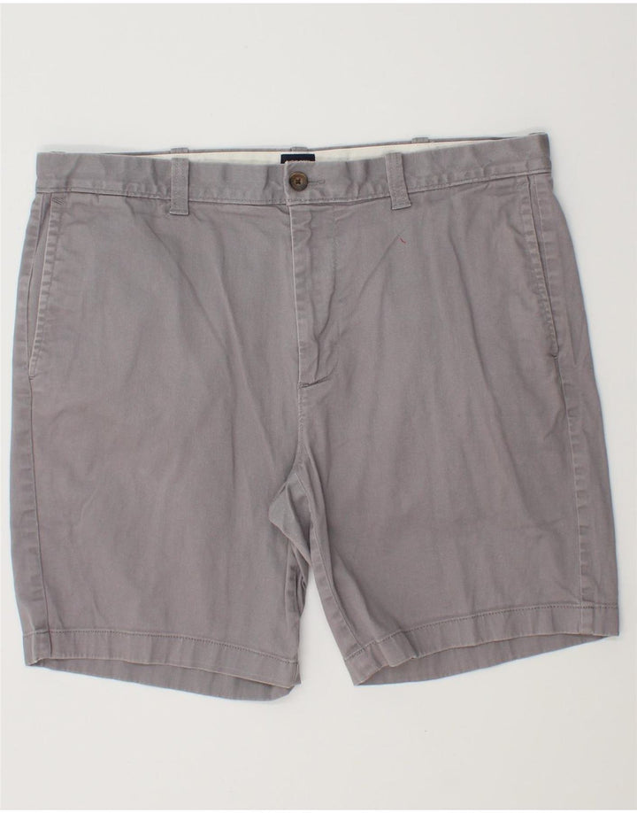 J. CREW Mens Chino Shorts W36 Large Grey Cotton