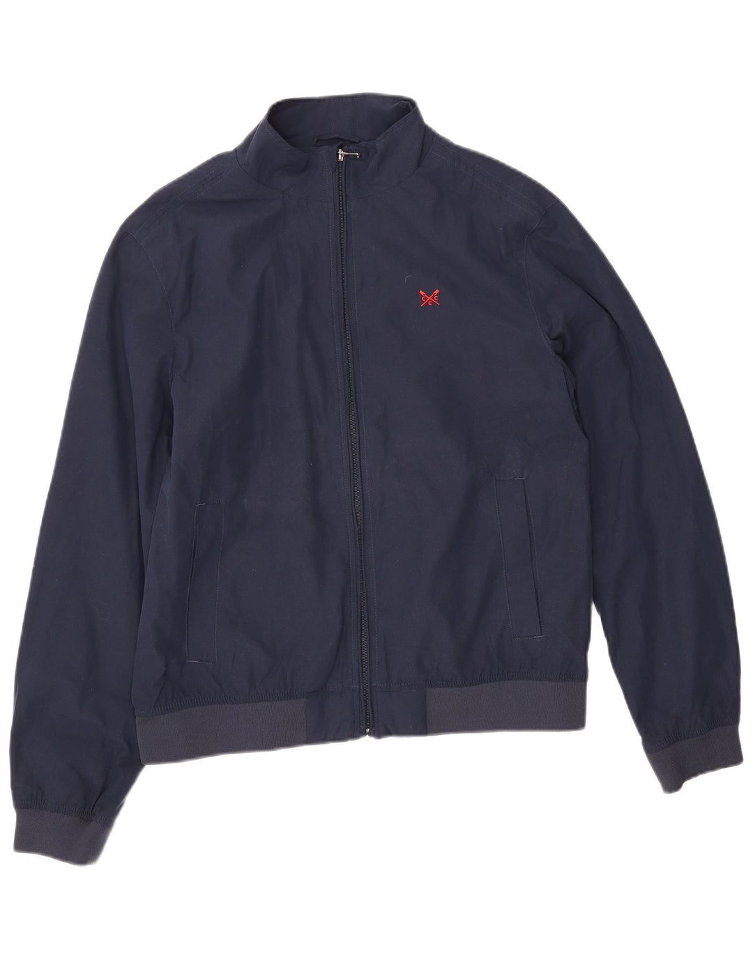 Crew Clothing Giacca bomber da uomo UK 36 Small Poliestere blu navy