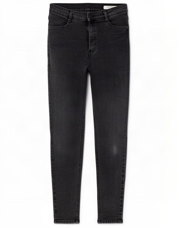 Marks & Spencer Dame Skinny Jeans UK 8 Small W27 L26 Grå Bomuld