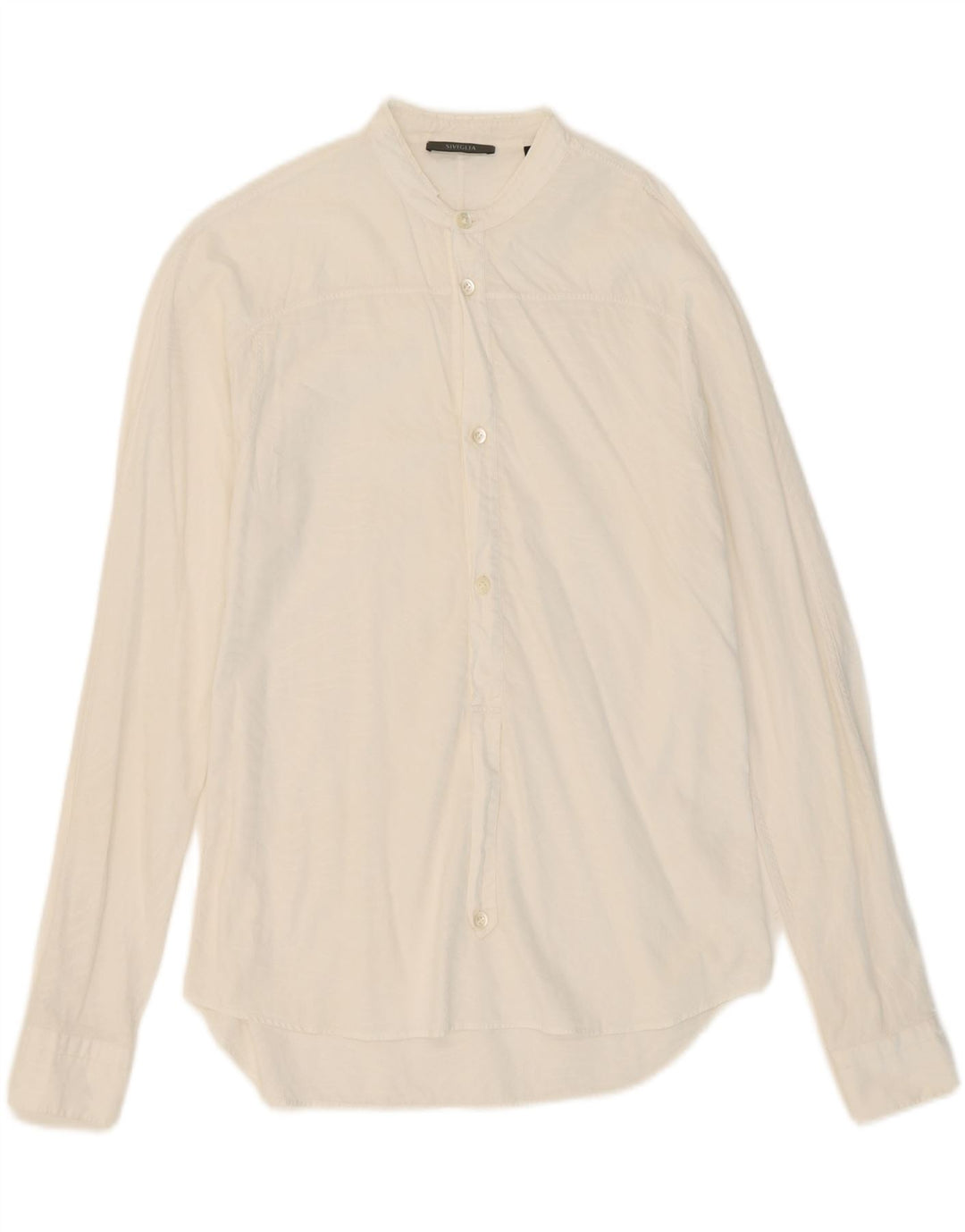 SIVIGLIA Mens Pullover Shirt Size 40 15 3/4 Medium White Vintage SIVIGLIA and Second-Hand SIVIGLIA from Messina Hembry 
