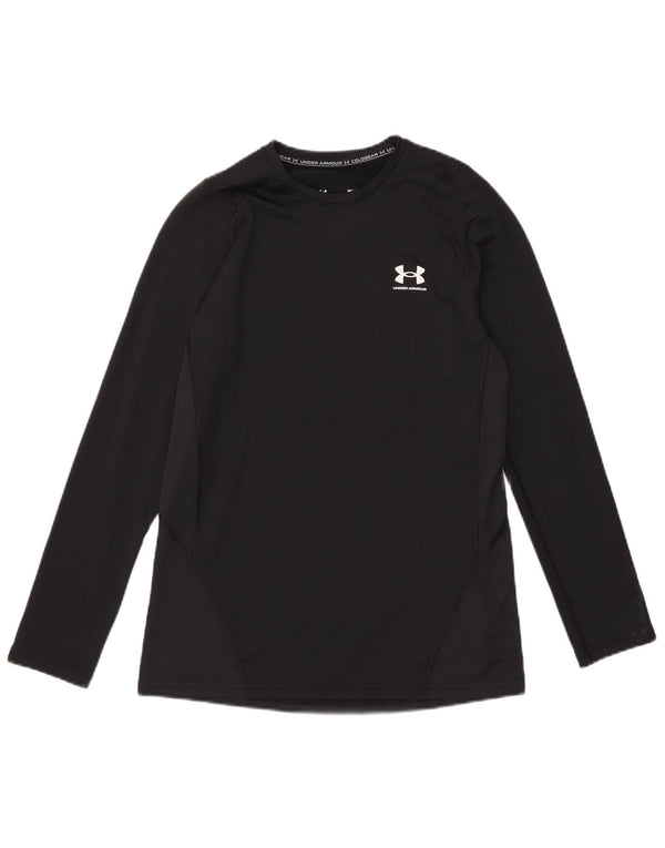 Under Armour Herre Cold Gear Top Langærmet Medium Sort Polyester