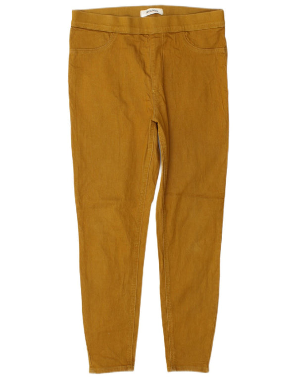 Jeans Jeggings da donna Marks & Spencer UK 12 Medio W30 L27 Cotone giallo