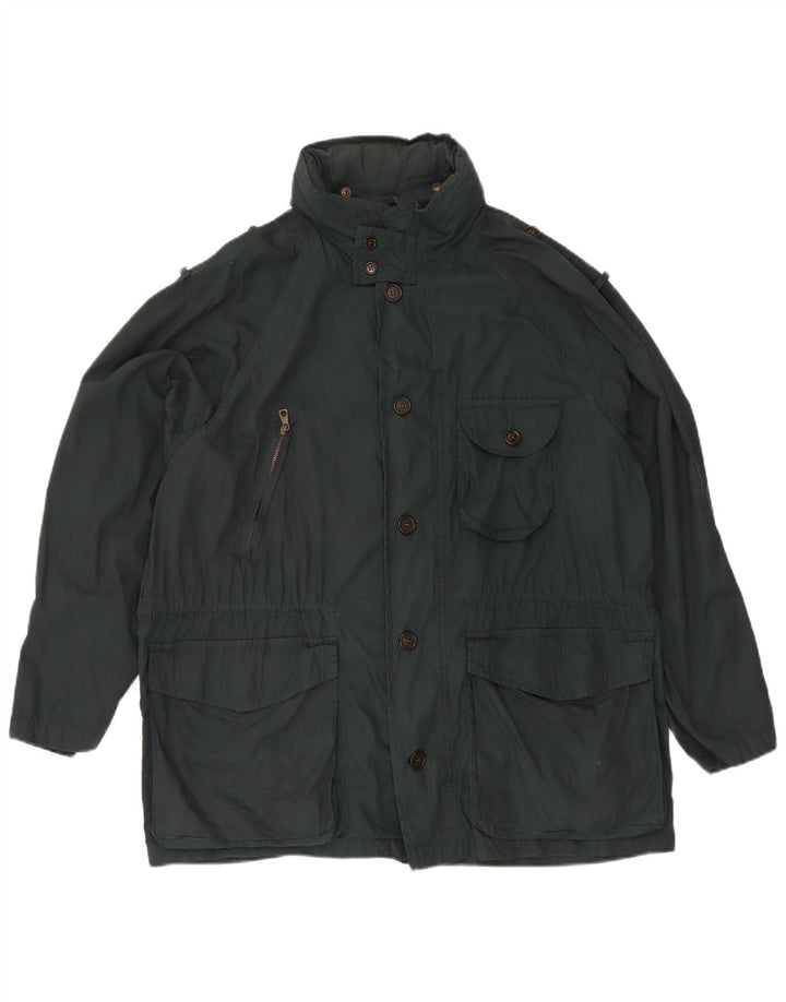 Brooksfield Chaqueta utilitaria con capucha para hombre IT 50 Verde grande