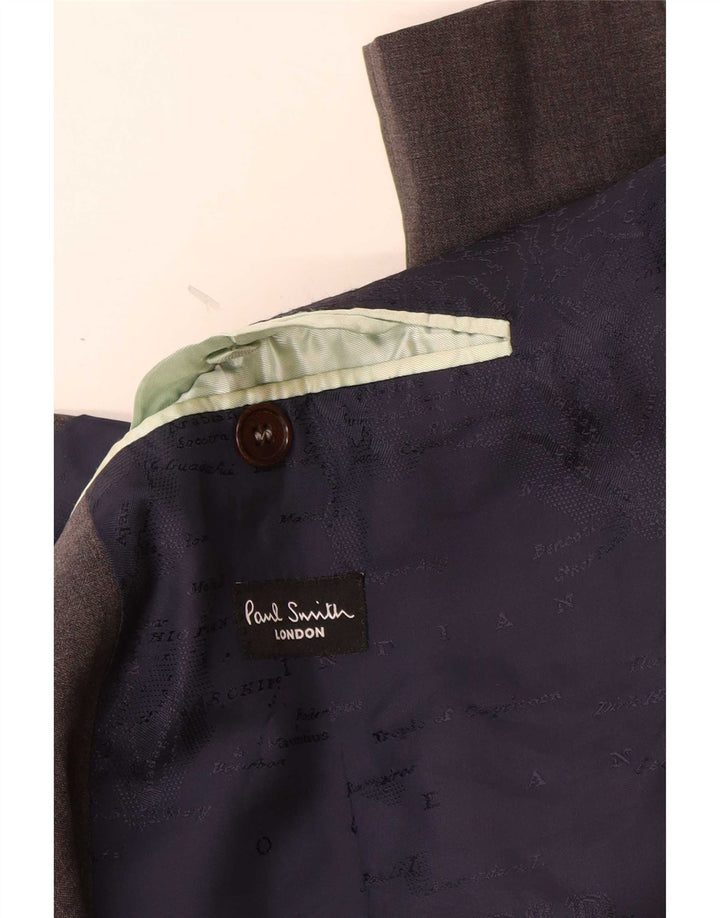 Paul Smith Chaqueta tipo blazer de 2 botones para hombre IT 48 Gris medio