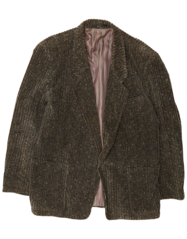 Redpoint Chaqueta tipo blazer de pana con 1 botón para hombre EU 54 2XL Caqui moteado