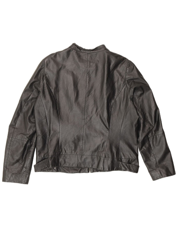Conbipel Womens Leather Jacket IT 48 XL Black