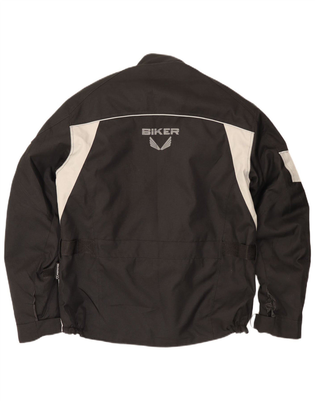 Biker Herre Biker Racer Jakke Str. 50 Medium Sort Colourblock Polyester