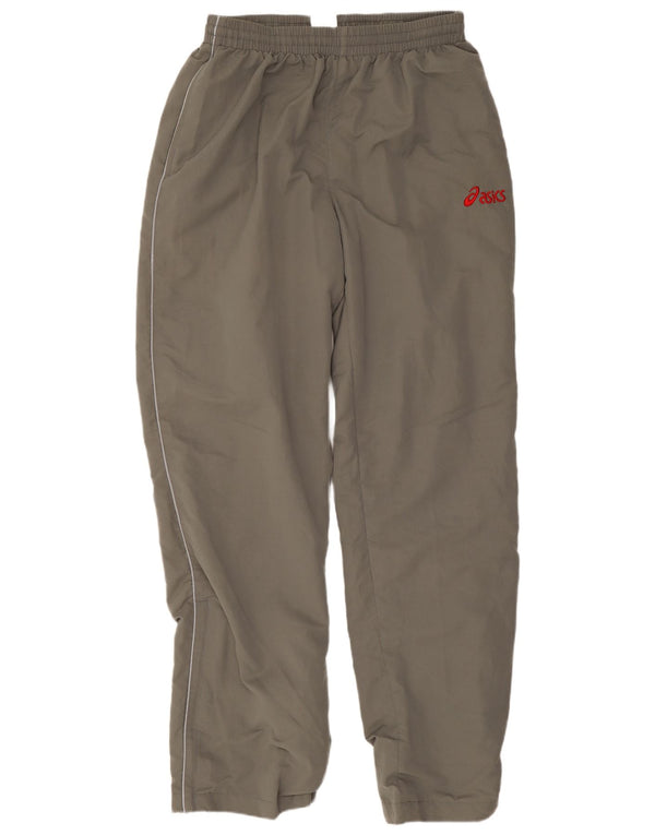 Asics Mens Tracksuit Trousers Large Khaki Polyester
