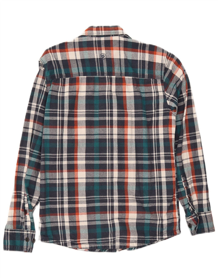 FAT FACE Mens Flannel Shirt XS Multicoloured Check Cotton
