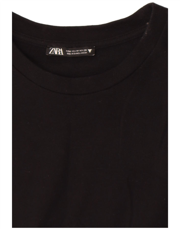 Zara Womens A-Line Dress UK 12 Medium Black
