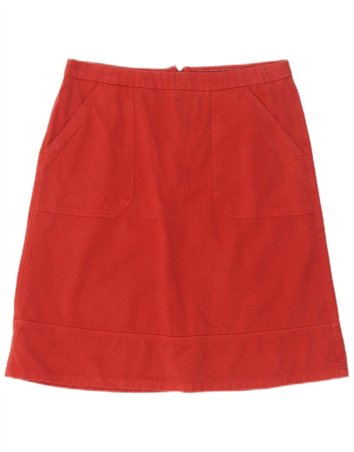 Sergio Tacchini Womens A-Line Skirt IT 42 Medium W30  Red Cotton