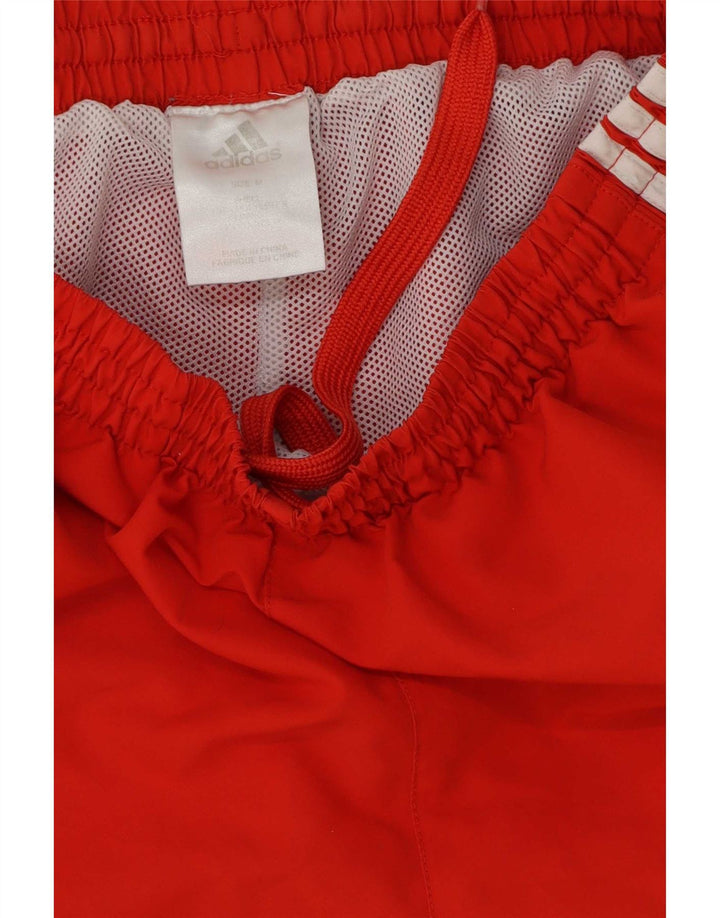 Adidas Mens Sport Shorts Médio Poliéster Vermelho