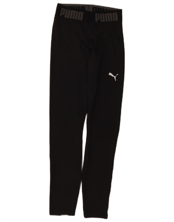 Puma Mens Graphic Leggings Small  Black
