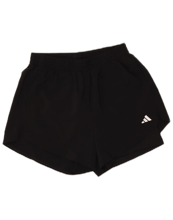 Adidas Womens Regular Fit Sport Shorts UK 8/10 Small  Black Polyester