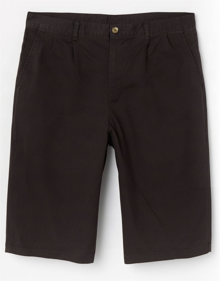 Rifle Mens Chino Shorts W36 Large Black Cotton