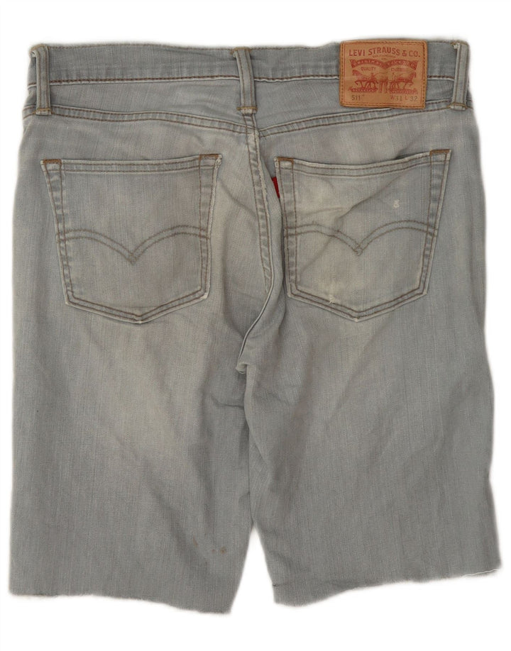 Levi's Mens 511 Slim Fit Denim Shorts W31 Medium Blue Cotton