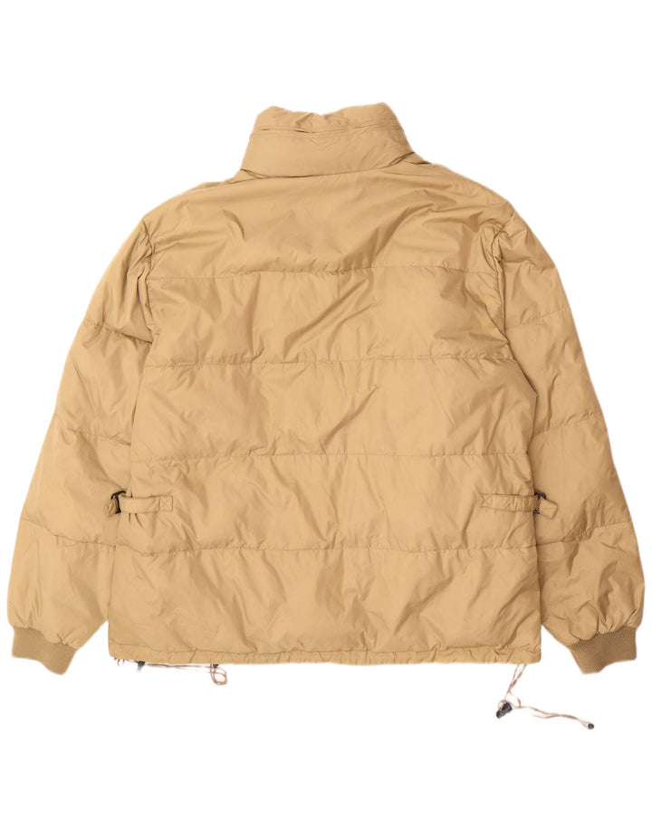 REPLAY Mens Padded Jacket UK 42 XL Beige Polyamide
