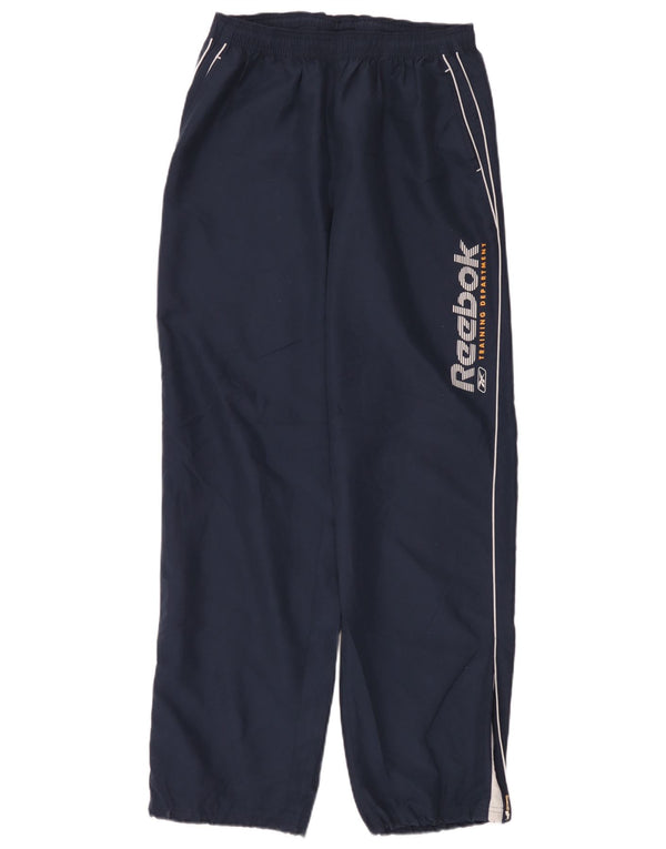 Reebok Pantalon de Survêtement Graphique Homme Large Bleu Marine Polyester