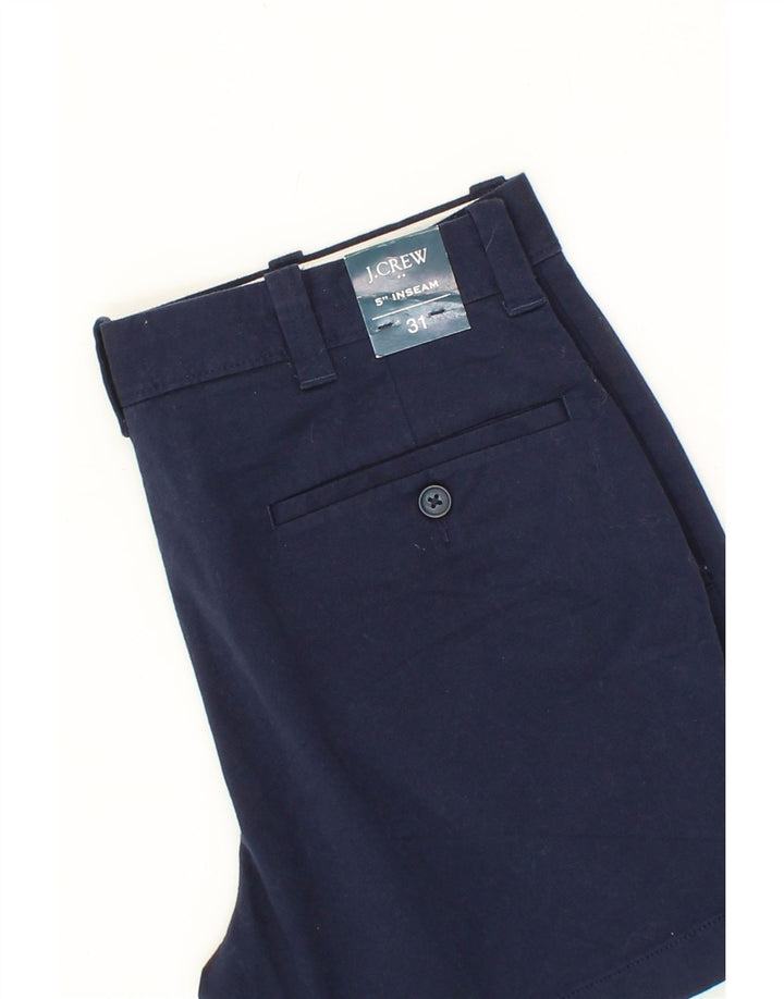 J. CREW Womens Chino Shorts W31 Medium Navy Blue Cotton Vintage J. Crew and Second-Hand J. Crew from Messina Hembry 