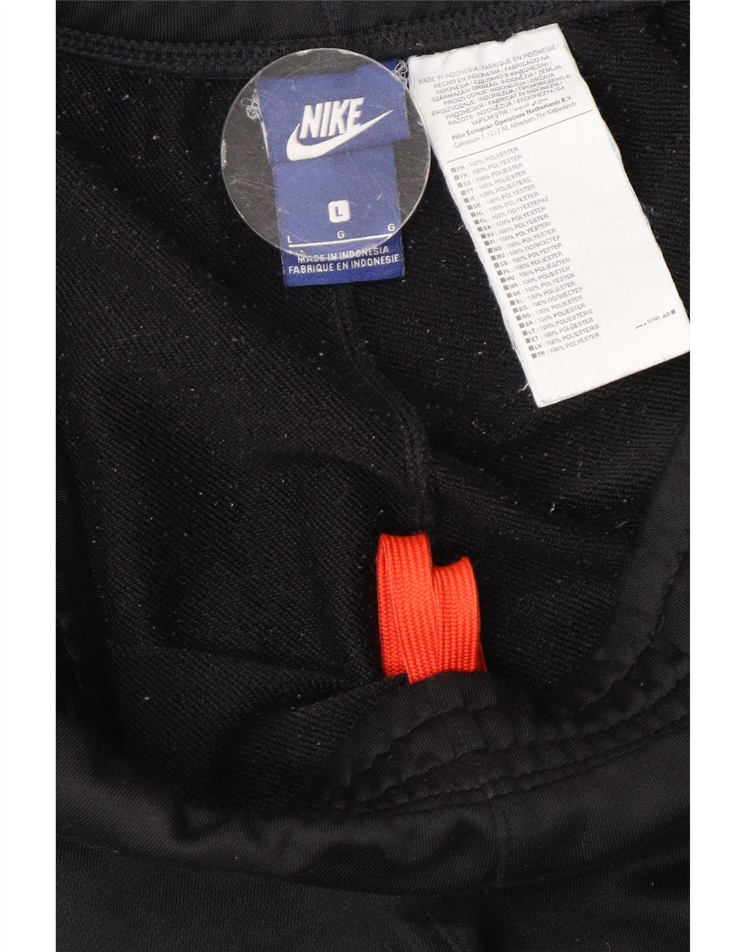 Nike Mens Tracksuit Trousers Large  Black Polyester