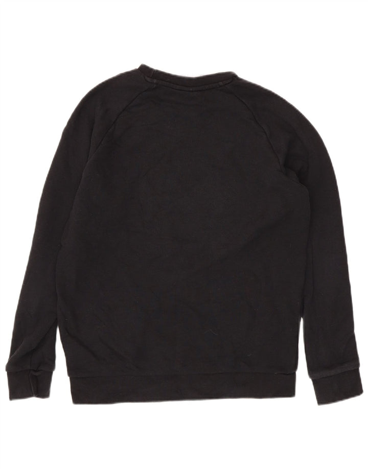 ADIDAS Mens Sweatshirt Jumper Small Black Cotton