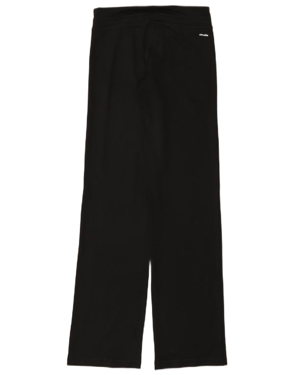 Pantaloni da tuta Adidas Climalite da donna a gamba larga UK 4/6 XS Nero