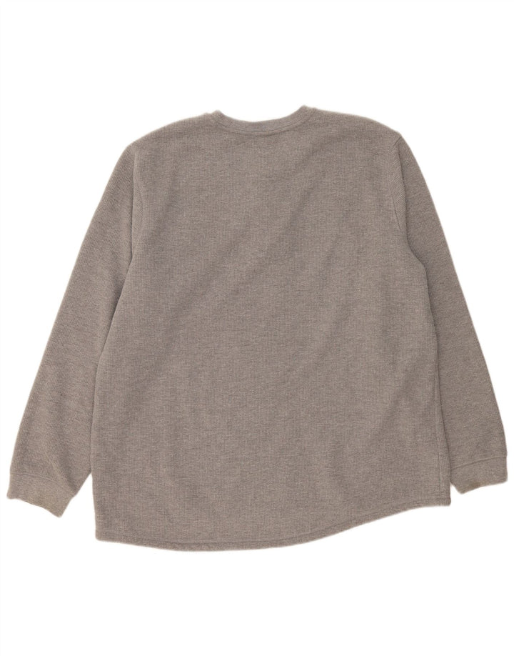 Lee Mens Regular Fit Sweatshirt Jumper 2XL Grey Cotton
