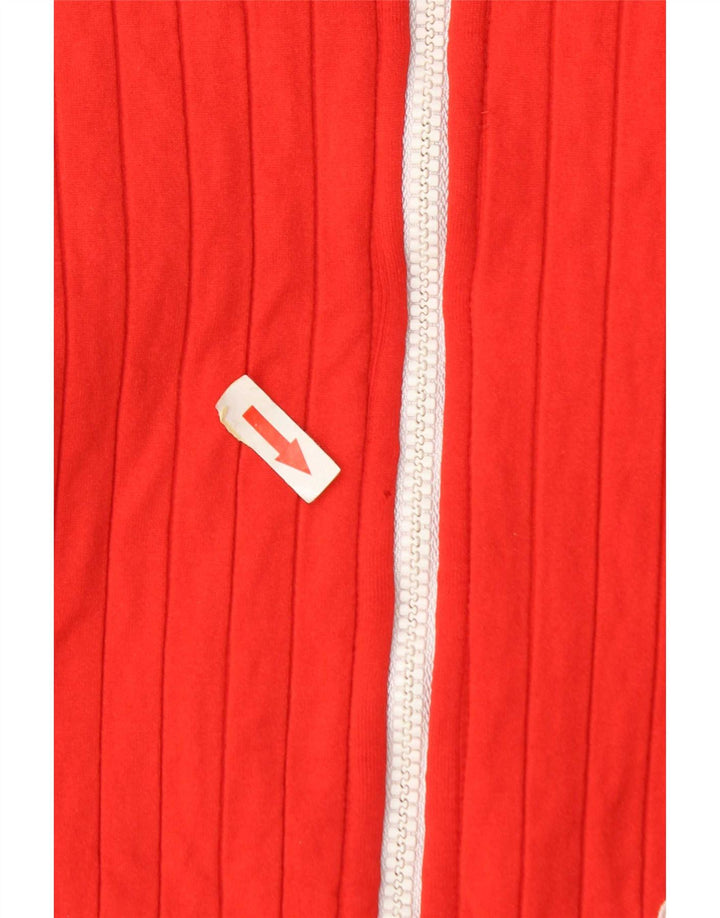 grasshoppers Womens Tracksuit Top Jacket IT 38 XS Red Colourblock