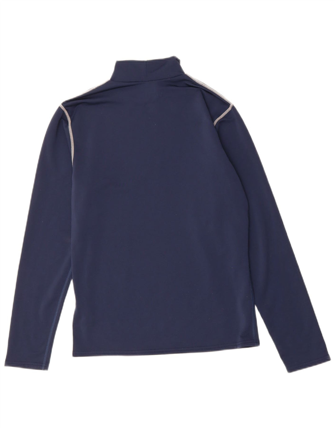 NIKE Mens Top Long Sleeve Small Navy Blue Polyester
