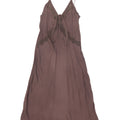 Zara Dame Maxi Slip Dress UK 12 Medium Grey Viscose