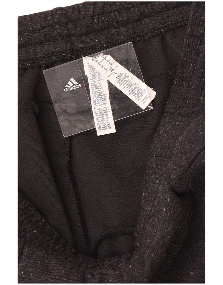 Adidas Mens Tracksuit Trousers Medium  Grey Flecked Cotton