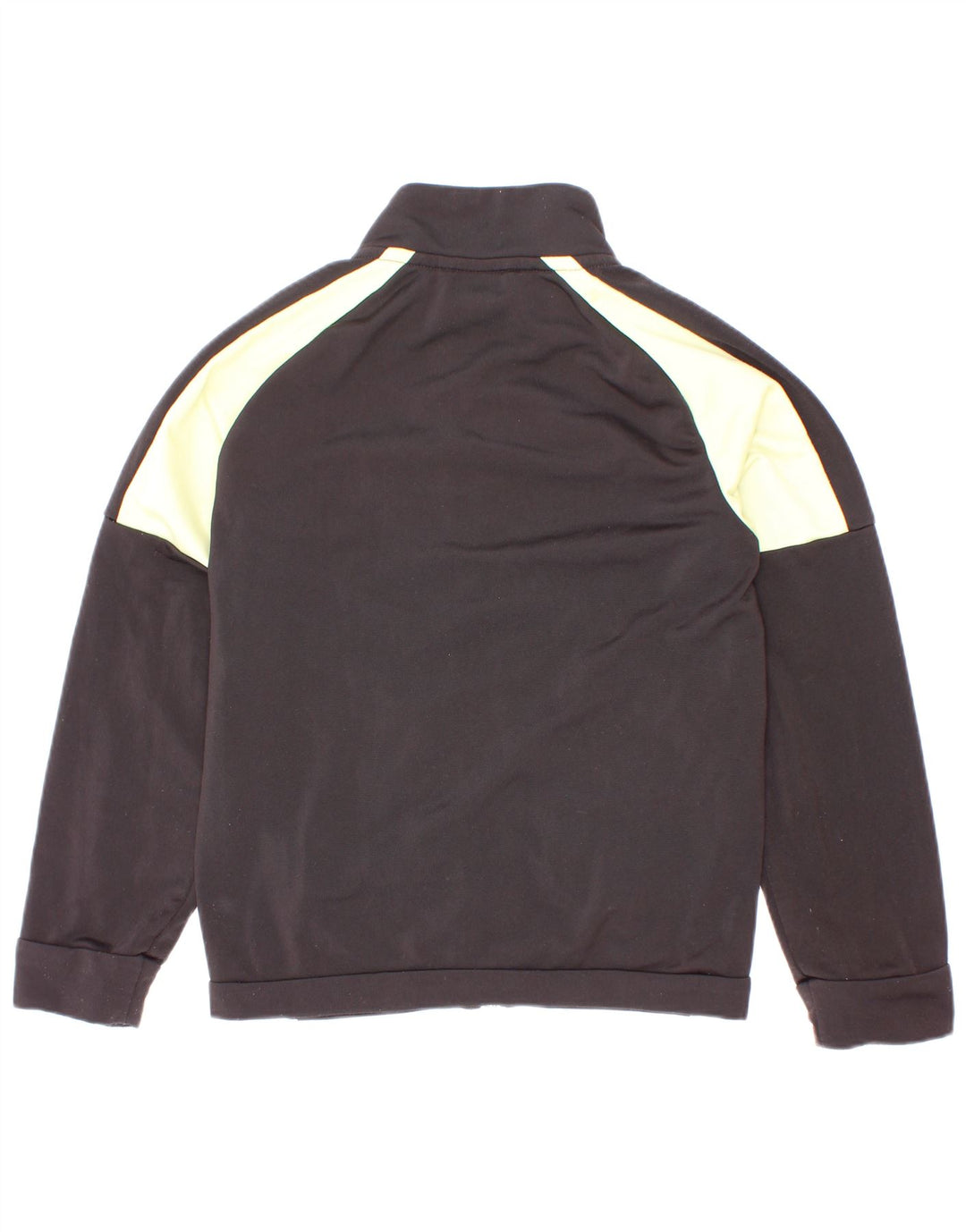 Puma Boys Tracksuit Top Jacket 7-8 Years Black Colourblock Polyester