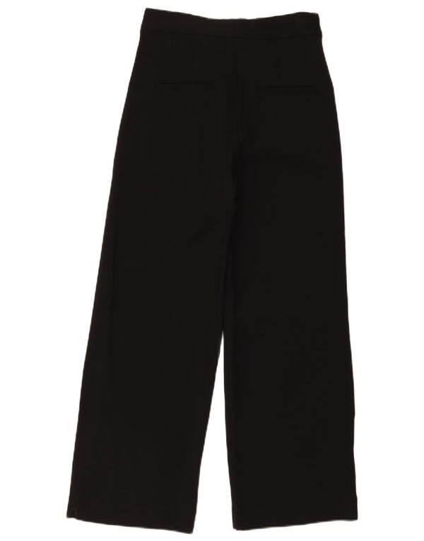 Massimo Dutti Pantalón Chino De Cintura Alta Mujer EU 36 XS W26 L28 Negro