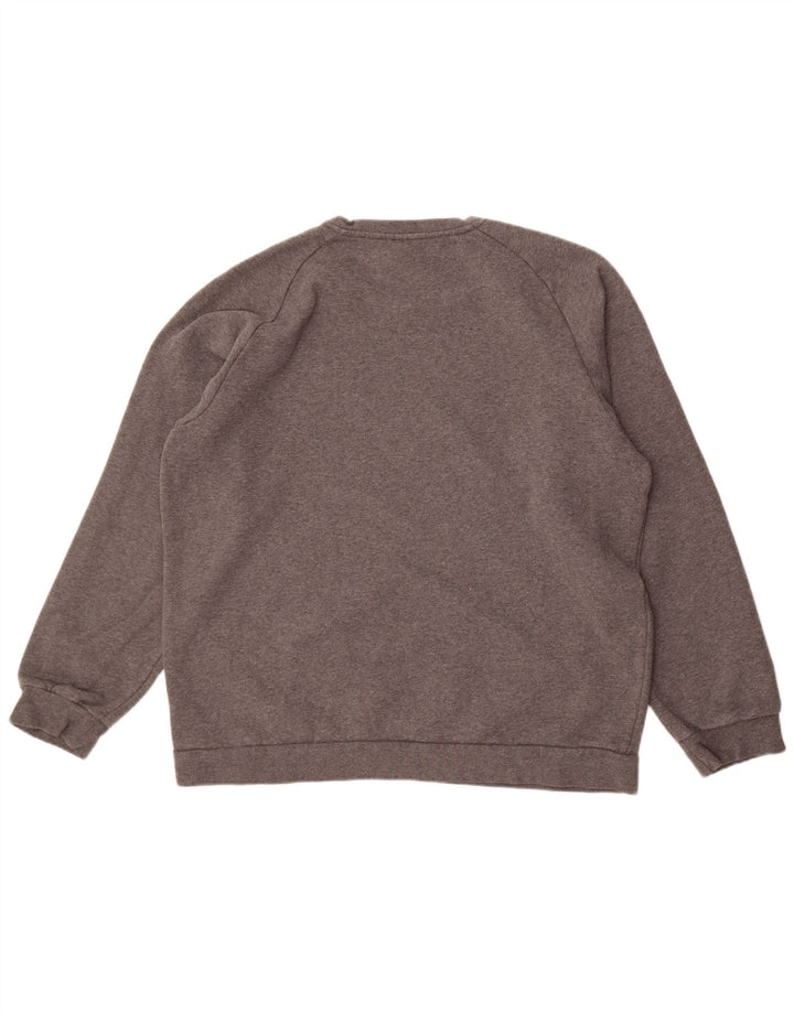 Adidas Mens Sweatshirt Jumper XL Grey Cotton
