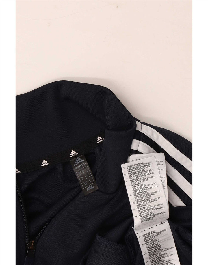 Adidas Mens Aeroready Tracksuit Top Jacket Small Navy Blue Polyester