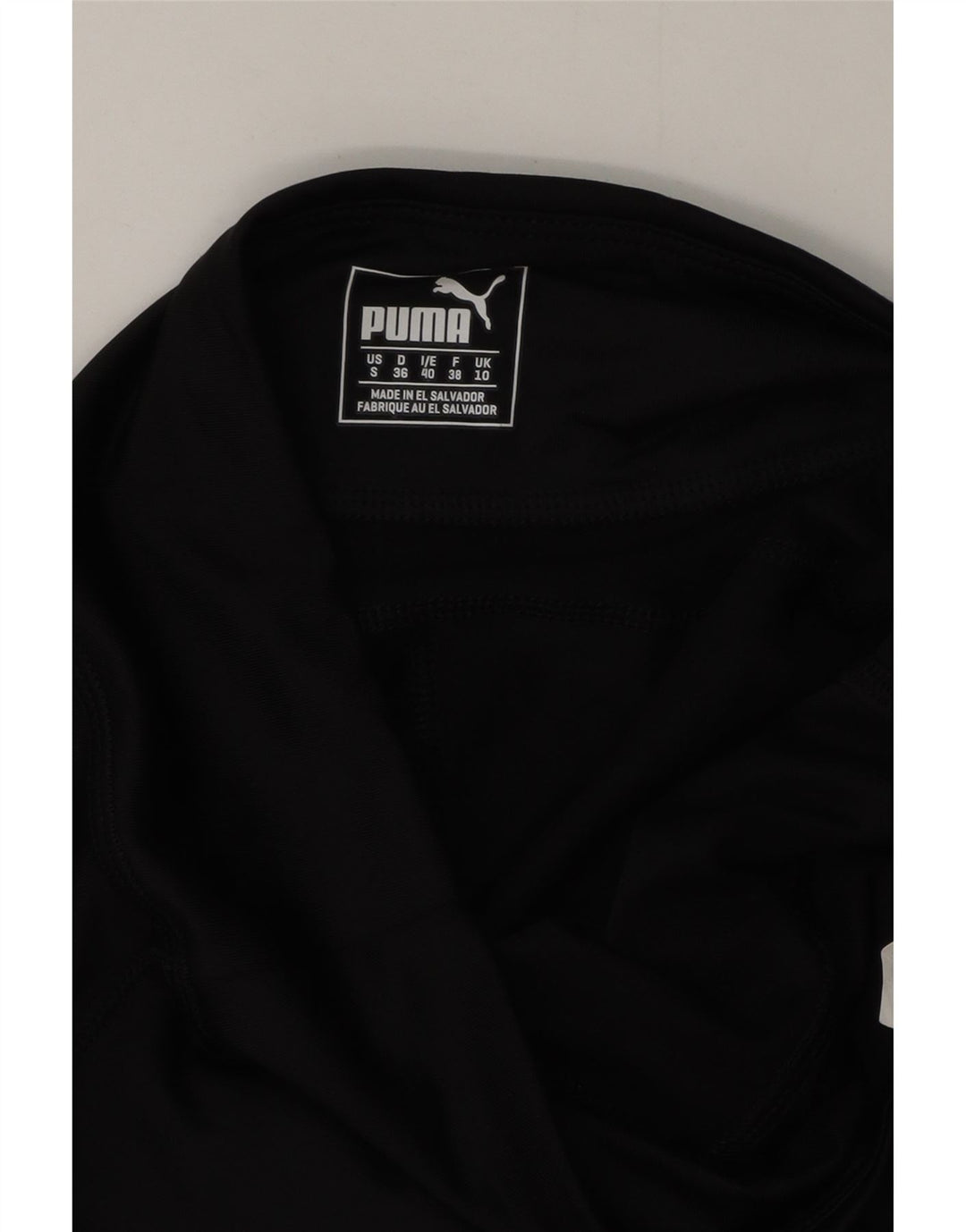 PUMA Womens Capri Leggings UK 10 Small Black